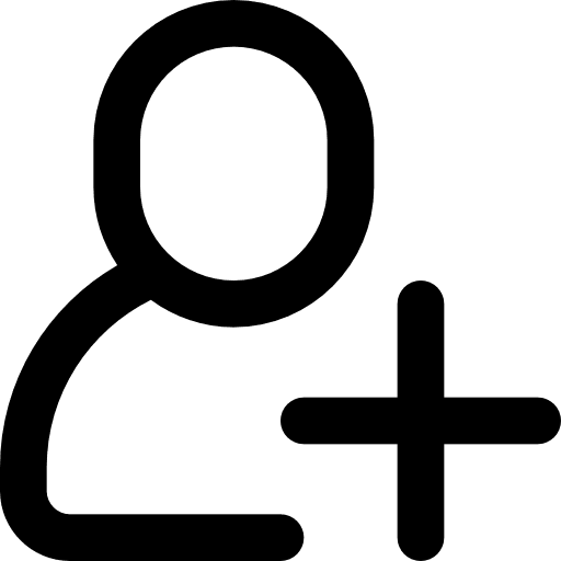 Add user social media people social icon