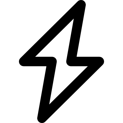 Flash electricity weather electrical icon
