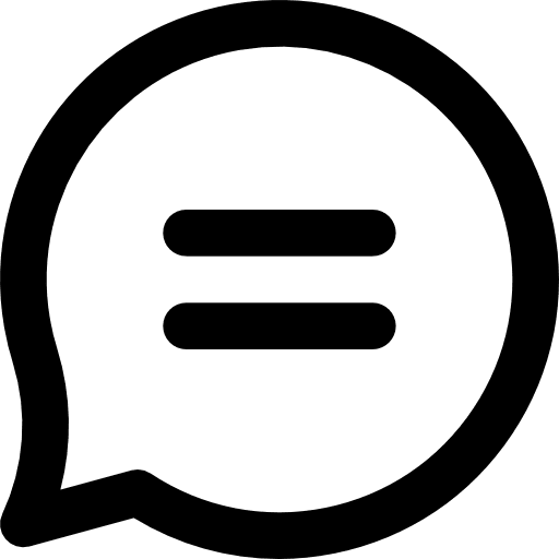 Chat conversation communication text icon