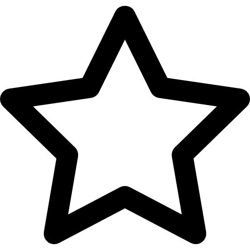 Review shapes and symbols thumb up stars icon