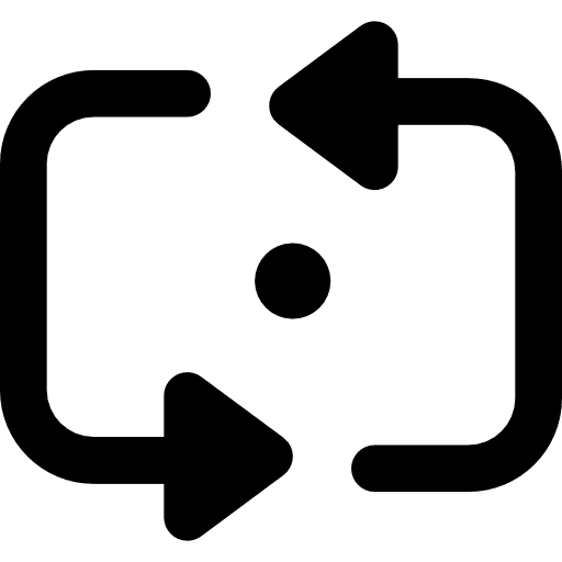 Sync miscellaneous synchronization arrows icon