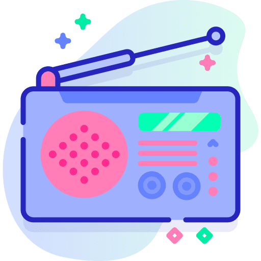 Radio electronics antenna news icon