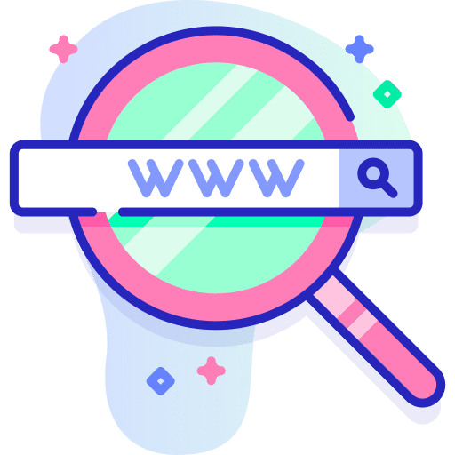 Searching loupe internet ui icon