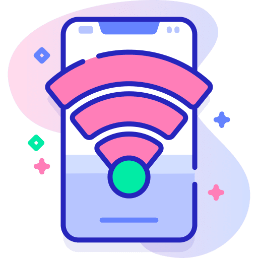 Wifi connectivity signal wifi icon