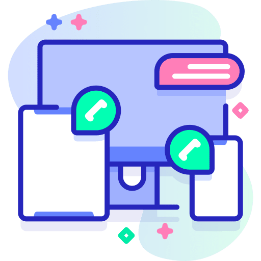 Electronic device communications communication responsive icon