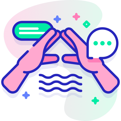 Hands talking hands and gestures hands icon