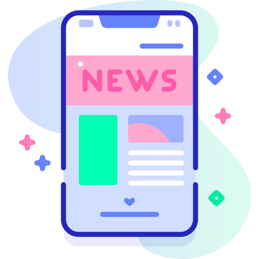 News news communication newspaper icon
