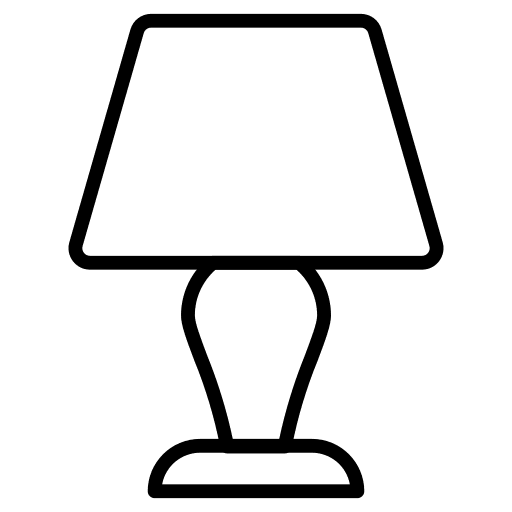 Lamp lamp furniture and household illumination icon