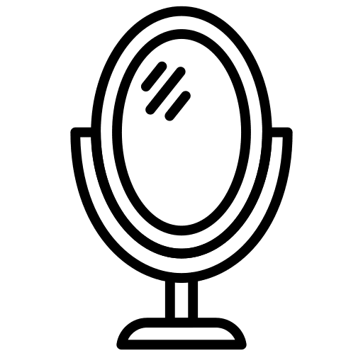 Mirror makeup mirror beauty icon