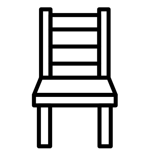 Chair sitting seat chair icon