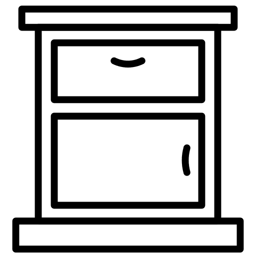 Drawer furniture and household cabinet drawer icon