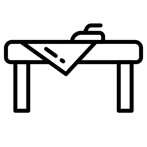 Iron table laundry furniture and household iron table icon