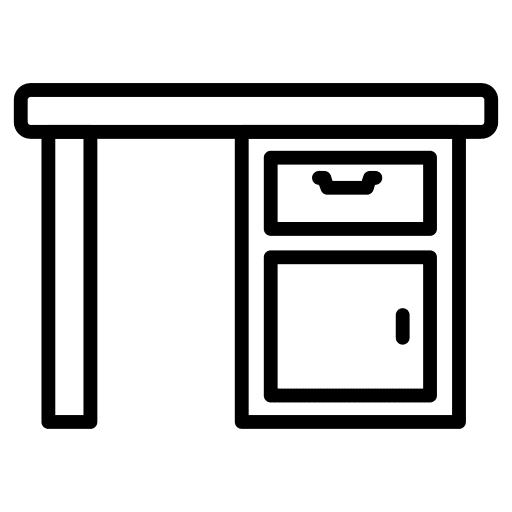 Table table cabinet drawer icon