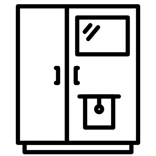 Wardrobe furniture and household closet wardrobe icon