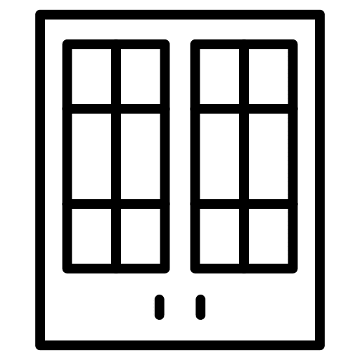 Cabinet closet cabinet wardrobe icon