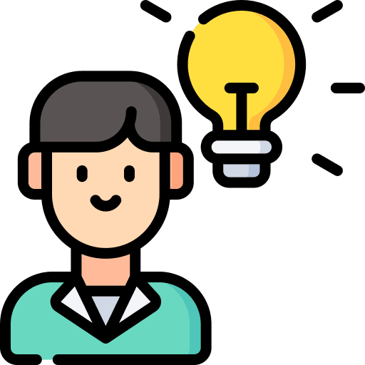 Idea user think creative thinking icon
