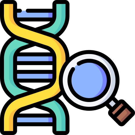 Dna healthcare and medical biology dna icon