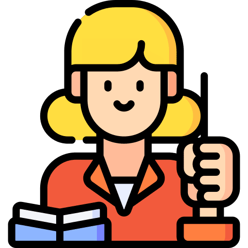 Teacher avatar professions and jobs woman icon