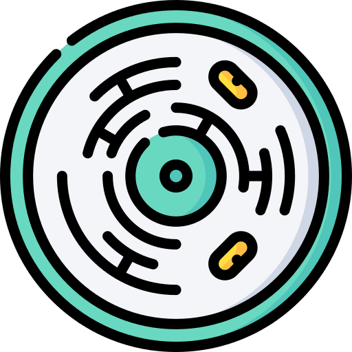 Biology science chemical nature icon