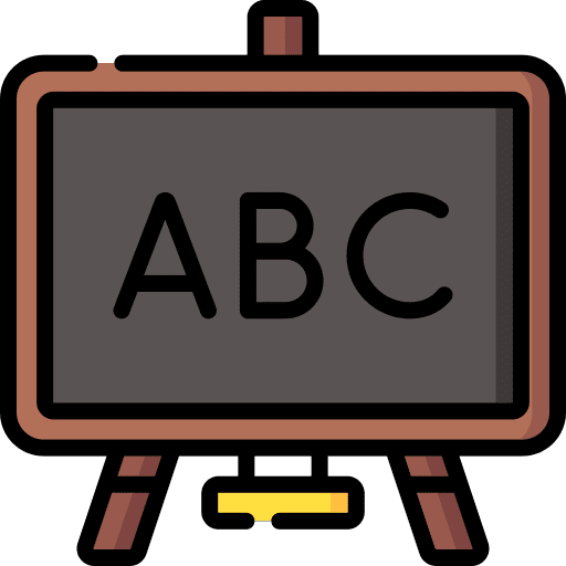 Blackboard education school material math icon