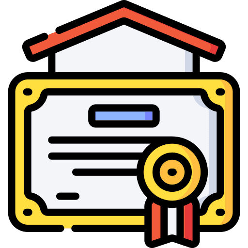 Certificate experience certificate professions and jobs icon