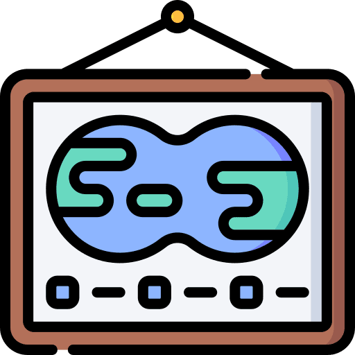 Map space planet map icon