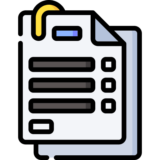 Notes files and folders archive document icon