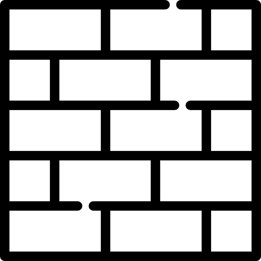 Mansory brick wall texture wall icon