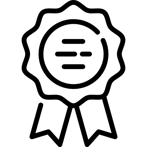 Title badge google for education certificate icon