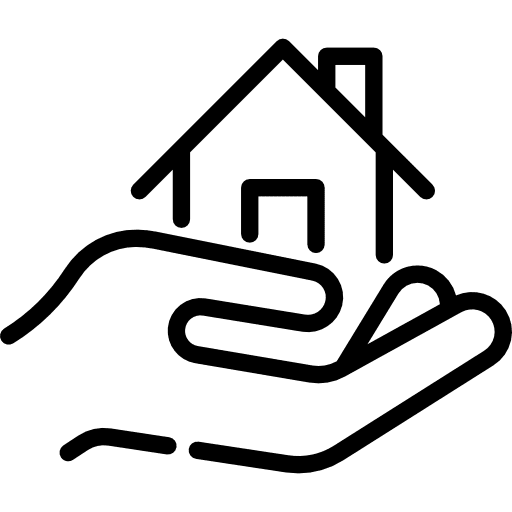 Hand gesture hand gesture hand realtor icon