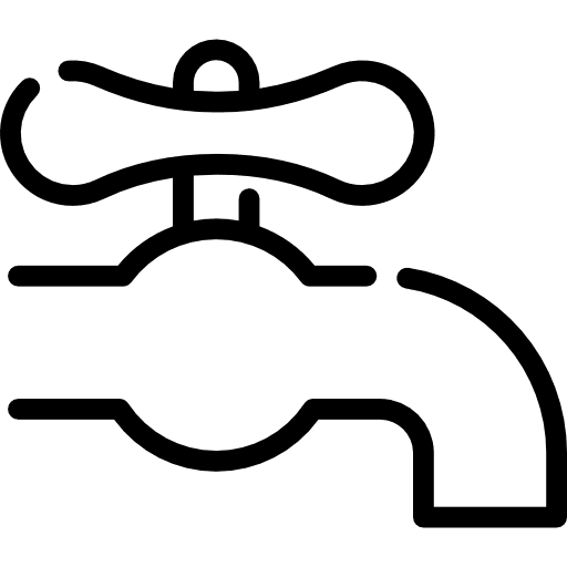 Plumbering droplet real estate water icon