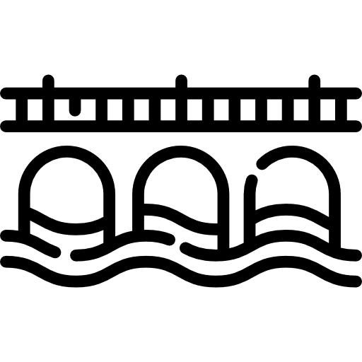 Bridges canal archs bridges icon