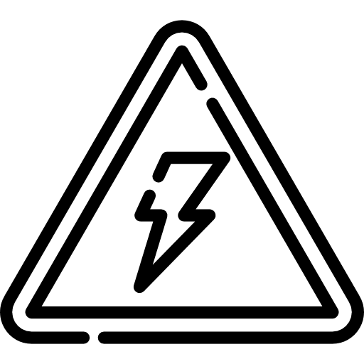 Electric signal real estate warning icon