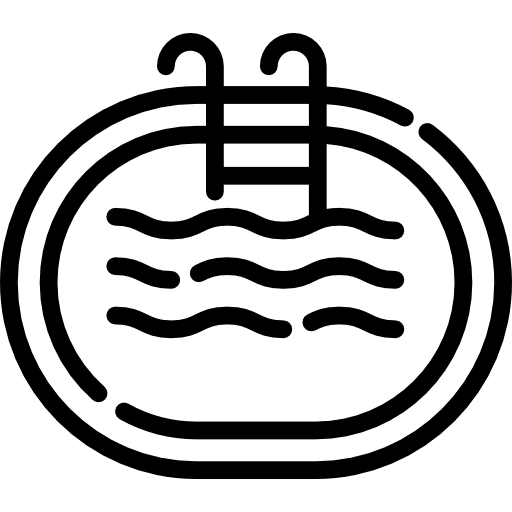 Step ladder steps waves swim icon