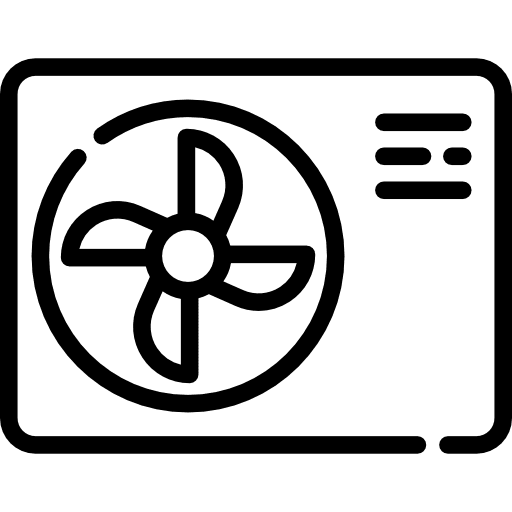 Cooling propeller fresh fan icon