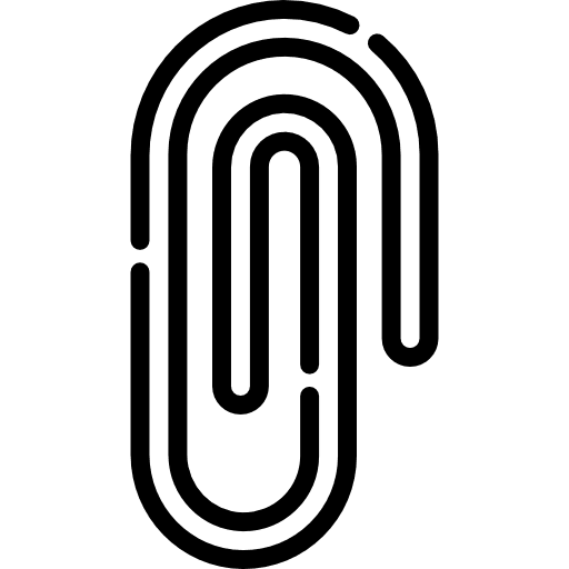 Attached attached attachment office material icon