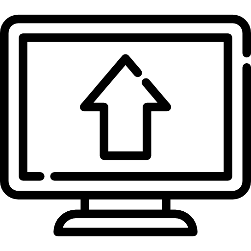 Blackboard uploading blackboard board icon