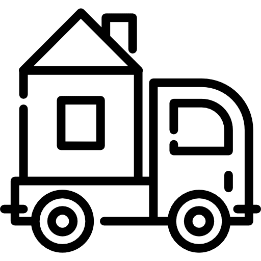 Real estate car transport automobile icon