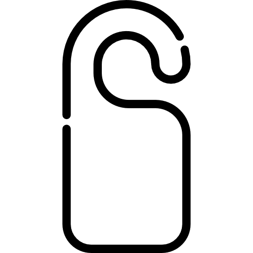 Disturbance disturbance sign hanger icon