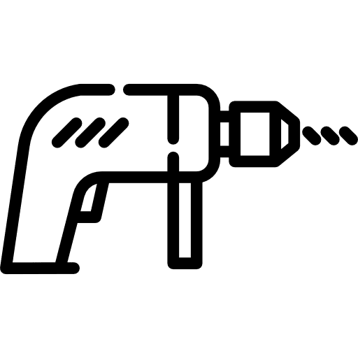 Driller drilling reparation machine icon