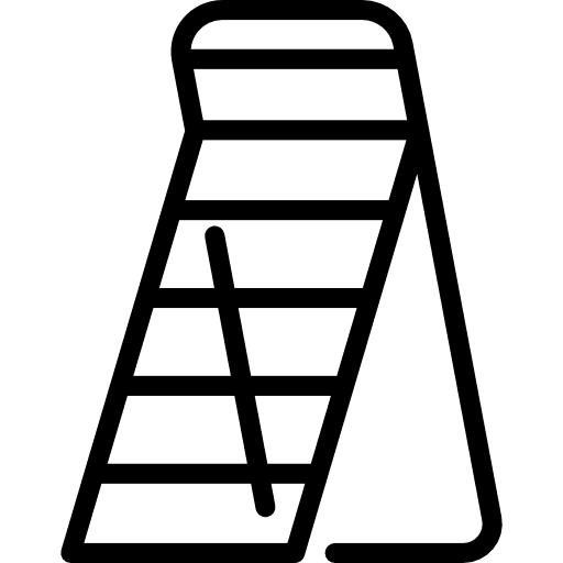 Ladders stairs real estate vertical icon