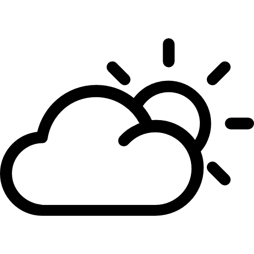 Cloudy cloudy cloud computing sky icon