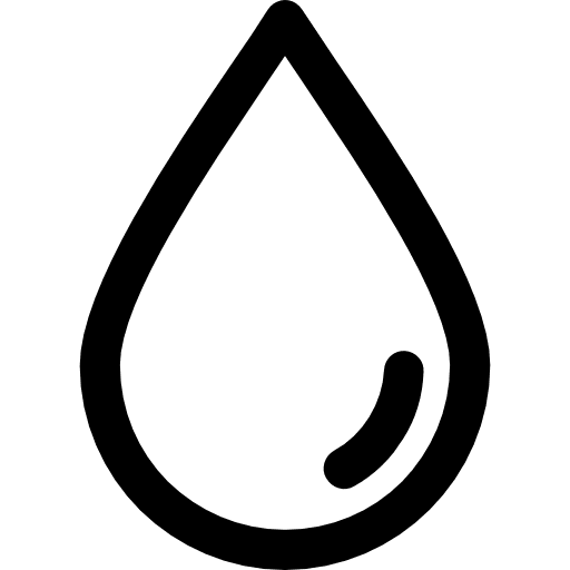 Drop rain raindrop water icon