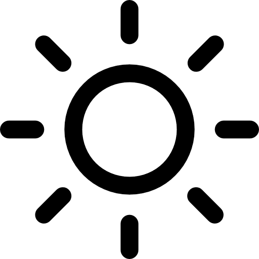 Sun illumination star sun icon