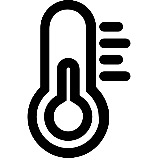 Temperature mercury fahrenheit temperature icon