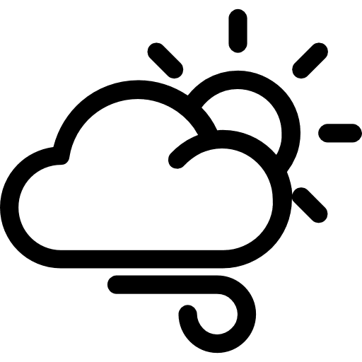 Cloudy sun just icons symbol icon Cloudy sun just icons symbol icon