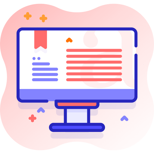 Computer monitor tv television icon