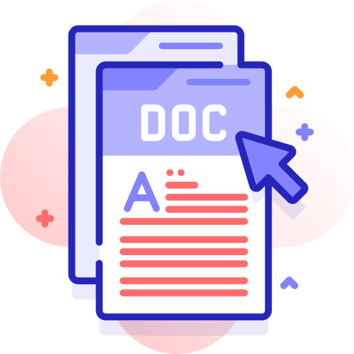 Doc computer word doc doc format icon