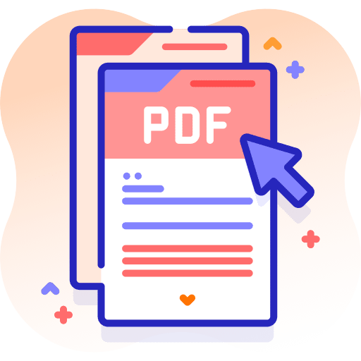 Pdf file file format file extension icon