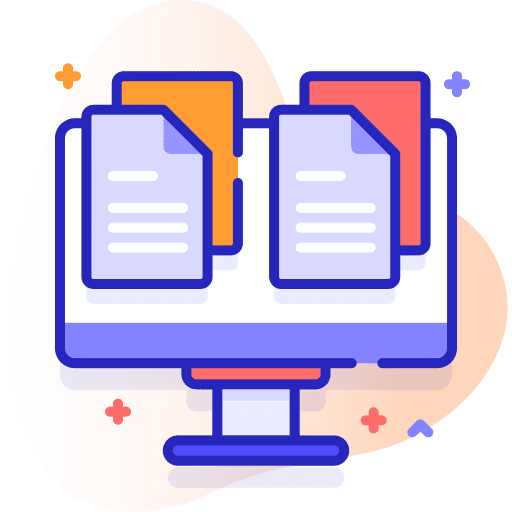 Documents education computer laptop icon Documents education computer laptop icon